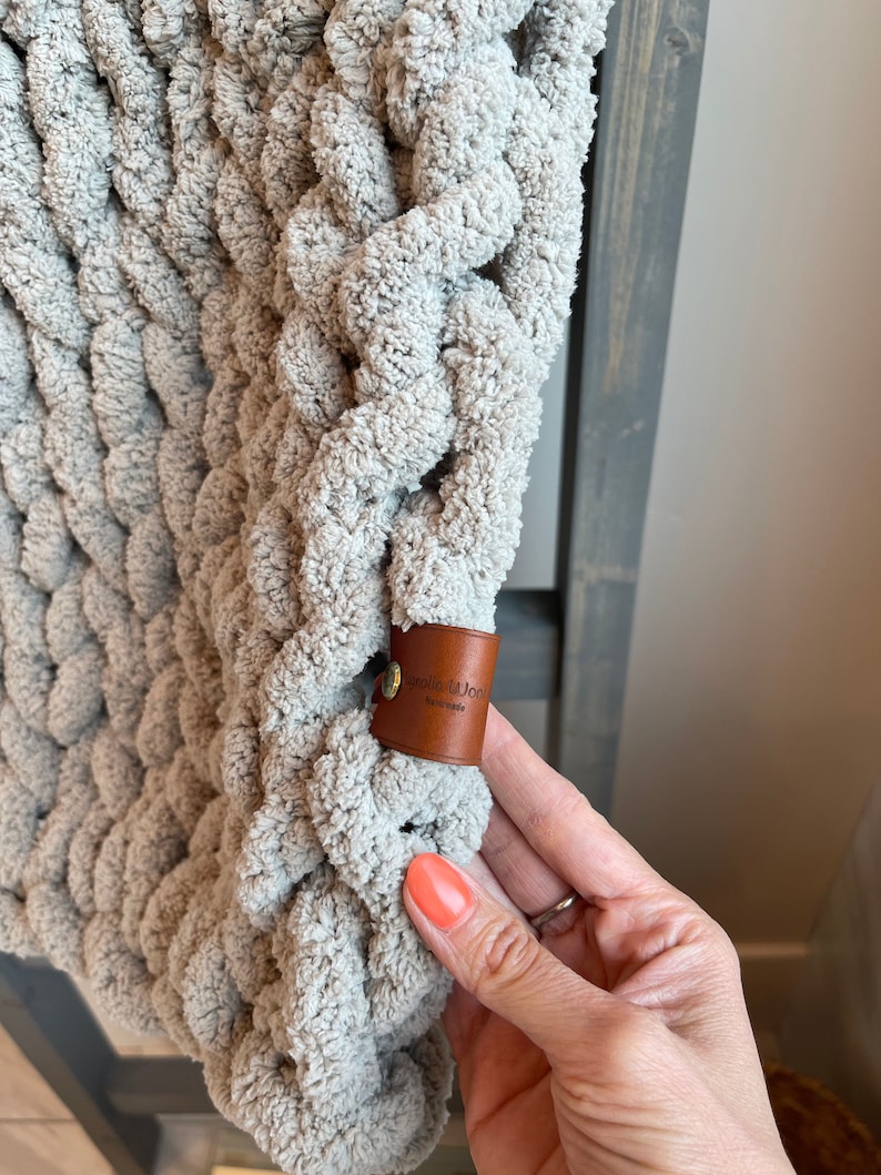 Chunky Knit Blanket Chunky Jumbo Yarn Gift for Her USA Etsy