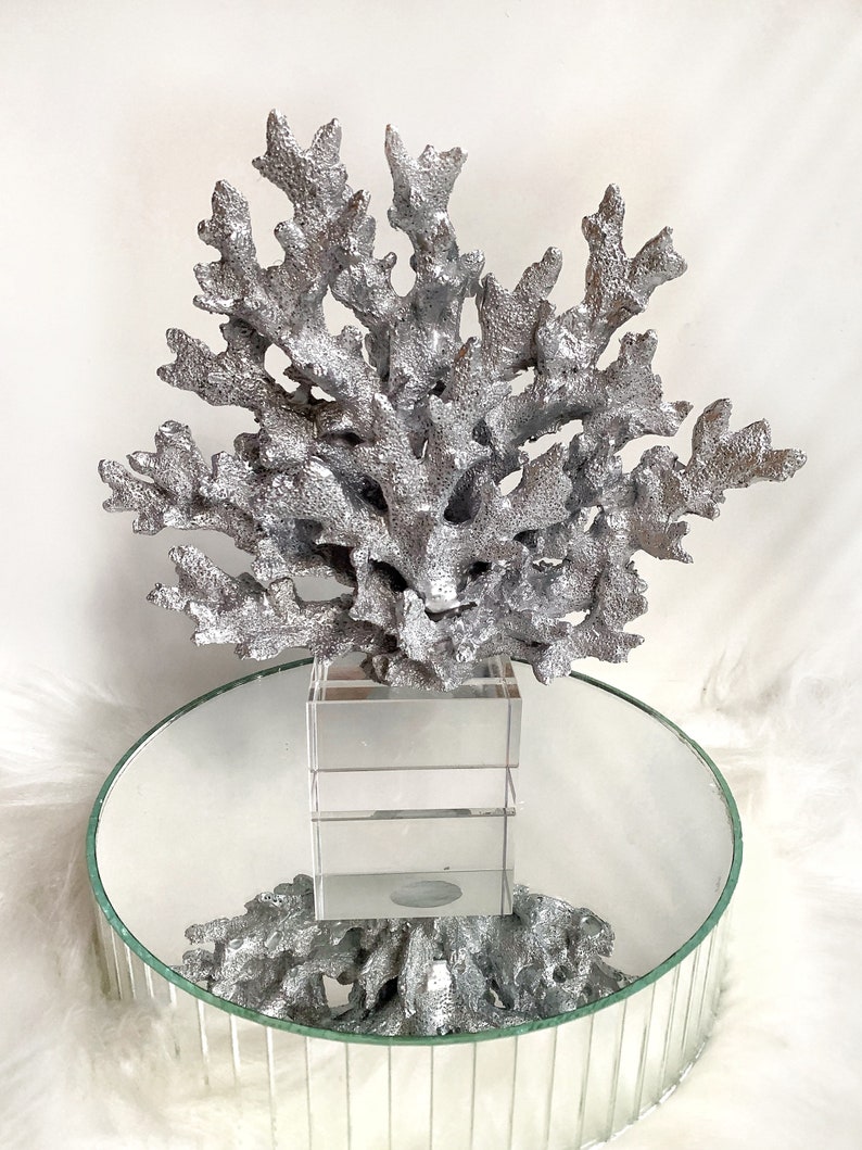 Decorative Orange Crystalline Coral Reef Coral Decor Coral Etsy