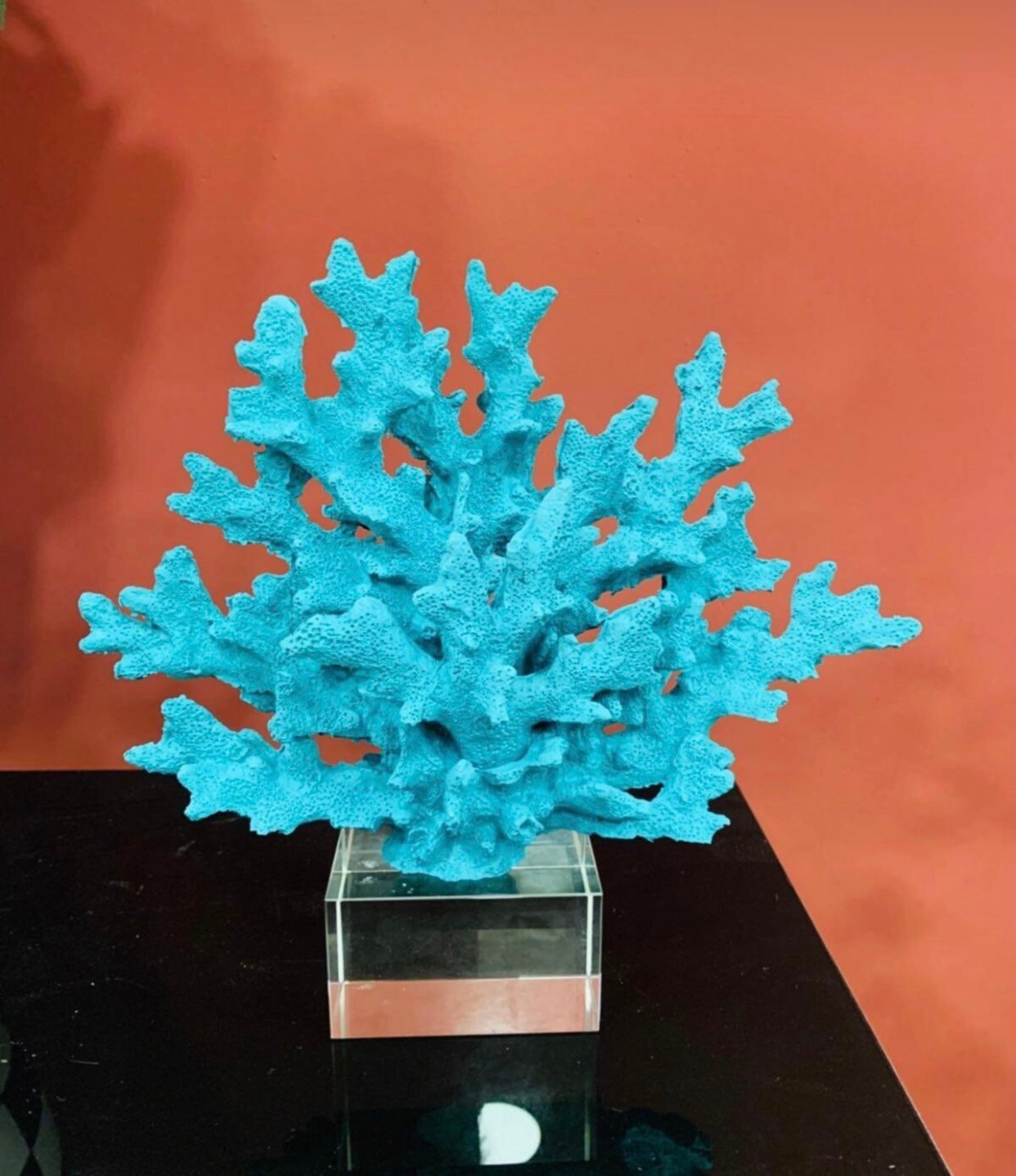 Decorative Red Crystal Coral Reef Polyester Coral Object Etsy Australia