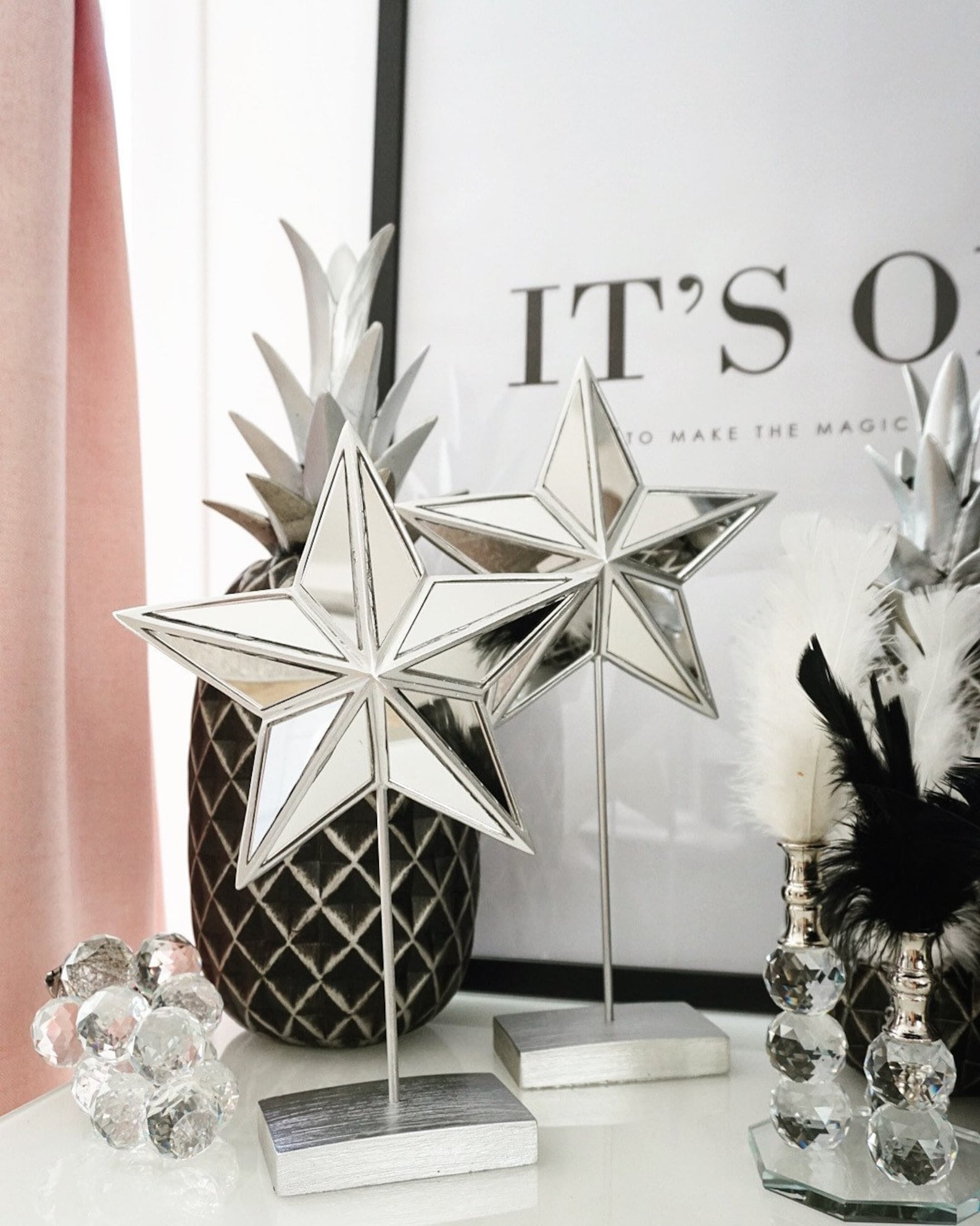 Christmas Table Decor Star Decor Home Decor Christmas Gift Etsy