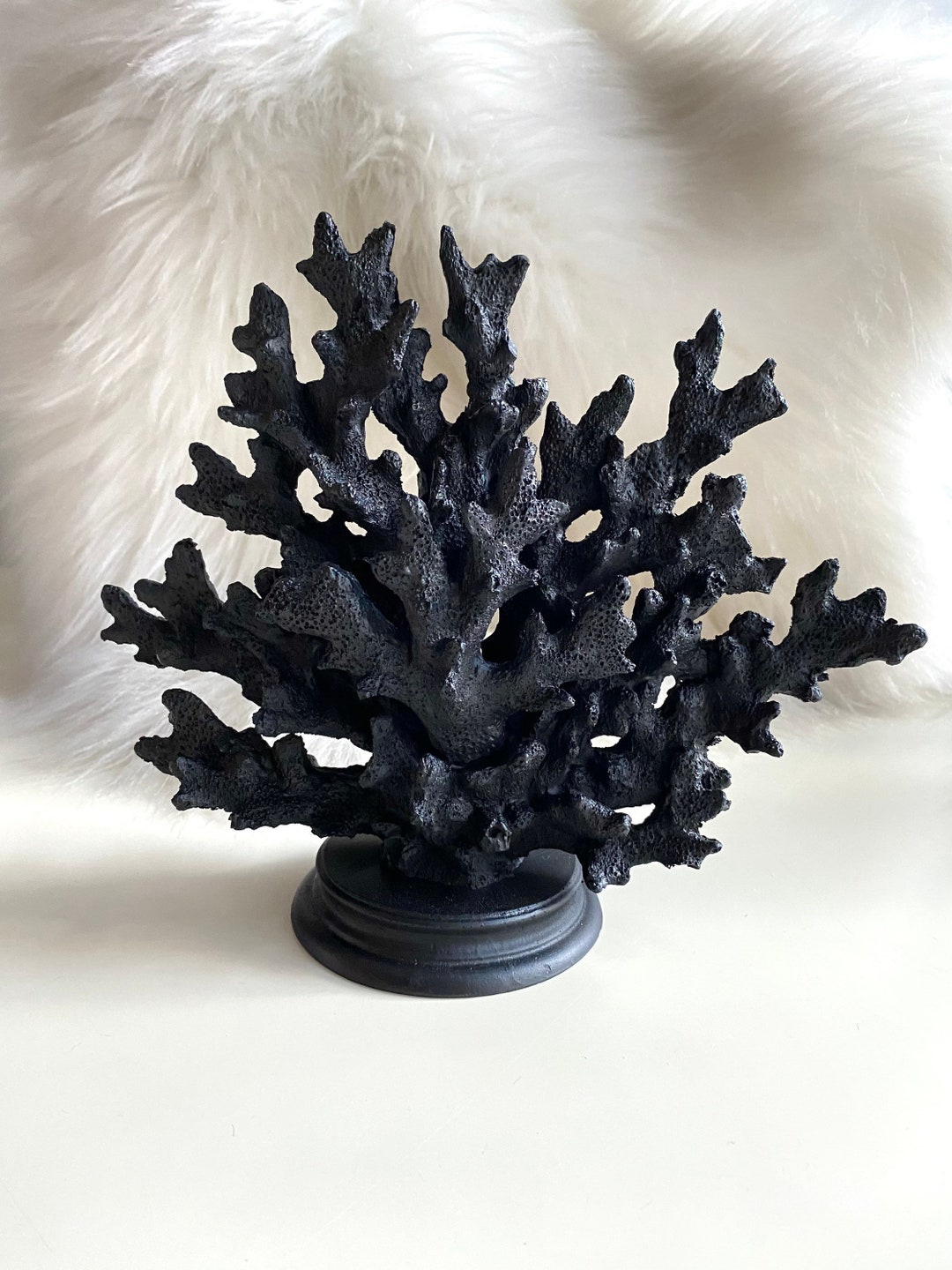 Black Coral Reef Decor, Home Gifts for Her, Housewarming Gift, Wedding