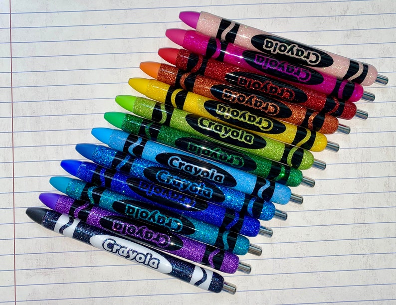 Crayon Pen Etsy