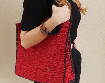 Red Shopper Bag