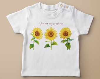 Sunflower PNG file, Watercolor Sunflowers, Sunflower Art , You are my sunshine, Summer decor image, Instant Download Printable Art
