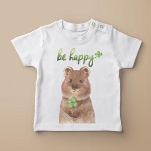Quokka, PNG, DIGITAL FILE,Quokka & four leaf clover, Use of designs such as T-shirts, mugs, eco bags, stickers, etc.