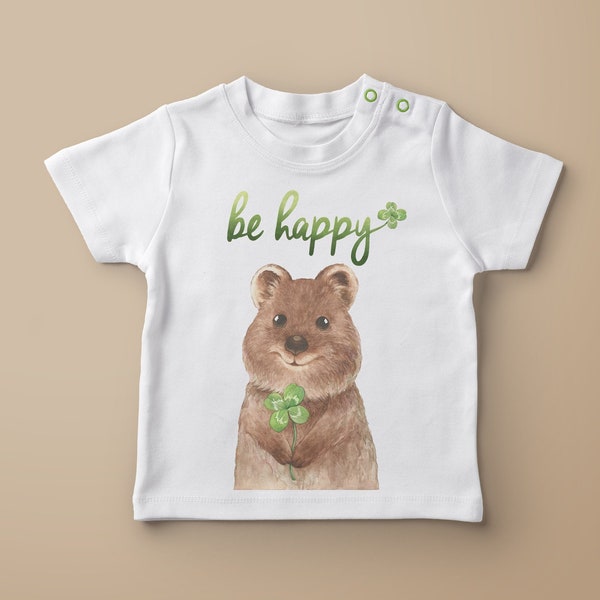 Quokka, PNG, DIGITAL FILE,Quokka & four leaf clover, Use of designs such as T-shirts, mugs, eco bags, stickers, etc.