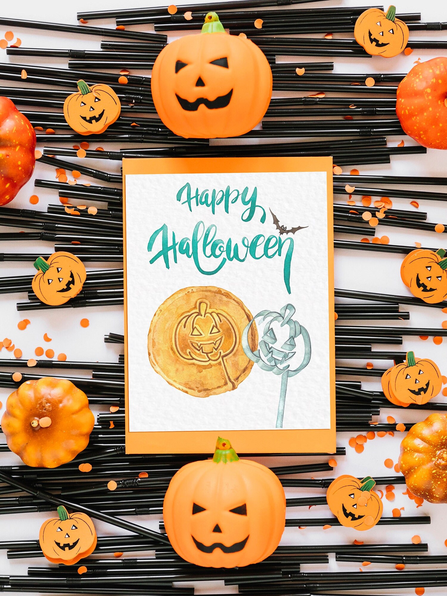 Halloween Art Print, Printable Halloween Wall Art, Halloween Decor ...