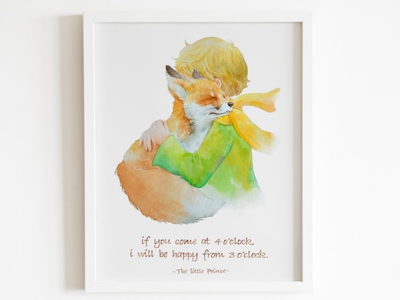 The Little Prince Print , the Little Prince Wall Art , Le Petit