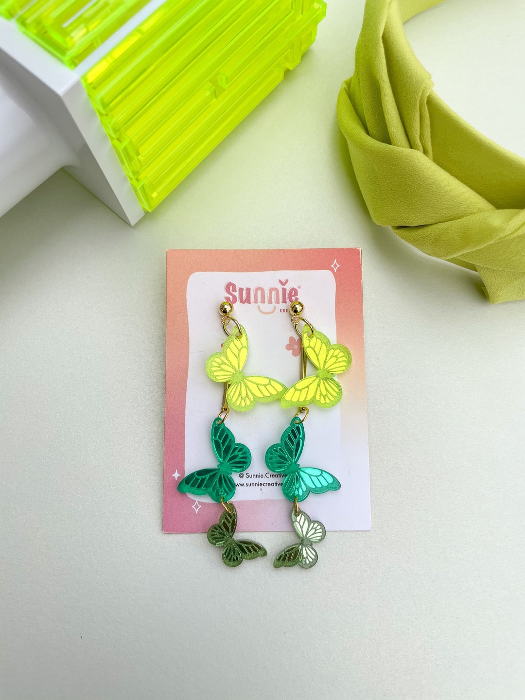 Kaleidoscope Statement Earring