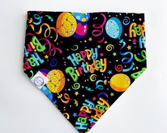 Bandana d'anniversaire pour chien | Bandana pour chien | Bandana d'anniversaire pour chat | Fête d'anniversaire de chien | Bandanas pour chiens | Bandanas amusants pour chiens | Anniversaire de chiot