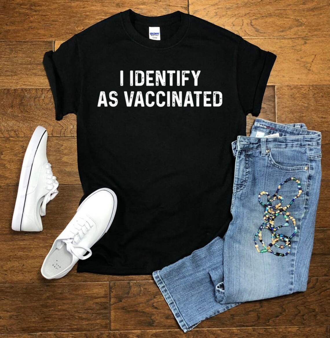 identify as vaccinated tshirt