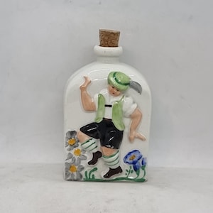 Vintage L.Eberhardt Munchen ceramic bottle | 0,125 L |