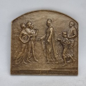 Vintage Belgique Bronze Medal | Exposition Universelle Internationale De Gand 1913 Cent |