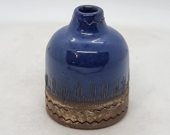 希少なスヴェン ワイスフェルト グスタフスベリ炻器花瓶: オックス