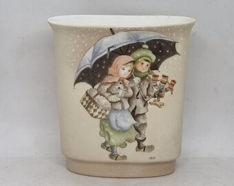 Vintage Wunsiedel Bavaria porseleinen vaas | Duitsland Porseleinen vaas |