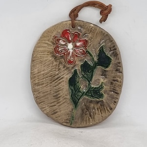 Vintage ceramic wall plaque | Wall Decor | Made in Sweden |