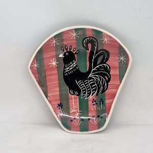 Vintage JIE GANTOFTA ceramic Wall Plaque/plate no 319 | Made in Sweden |