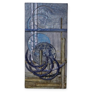 Limited Edition Stig Carlsson &quot;Vivaldi&quot; Glazed Earthenware Wall Plaque – Numbered 45/50