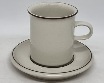 Arabia Finland Meri Tea Cup With Saucer Rare Vintage Arabia Finland Meri Tea Cup With Saucer Rare Vintage