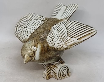 希少なスヴェン ワイスフェルト グスタフスベリ炻器花瓶: オックス