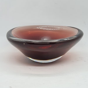 Swedish Flygfors 1980s, glass bowl | Sweden glass |