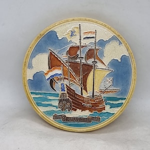 Vintage Handmade Westraven Utrecht Coaster | Made in Holland |