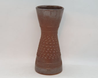 Scandinavian ceramic vase | Interior design | Brown vase |
