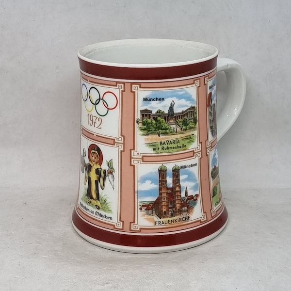 Vintage Royal Porzellan Bavaria Stein Olympics 1972 Munich |