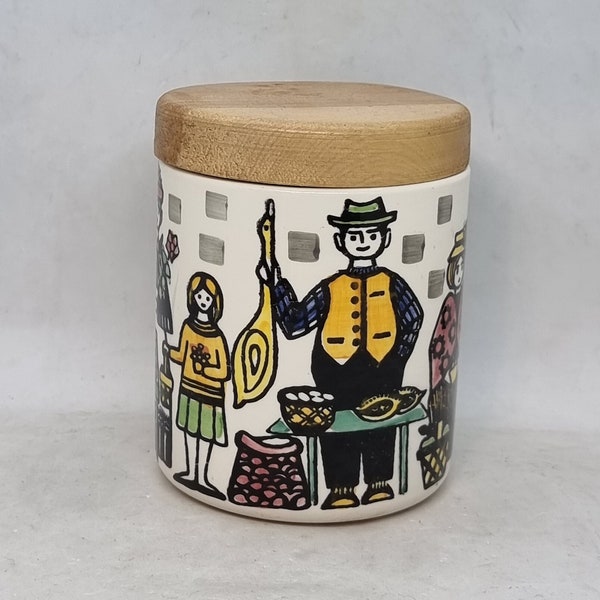 Vintage Jie Gantofta Sweden ceramic jar | Decor by Anita Nylund |