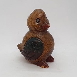 Hand carved Sweden vintage Bird figurine |