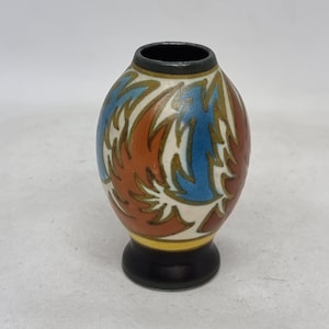 Vintage Miniature Gouda Holland Art Deco Vase |