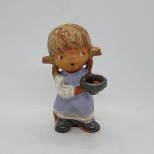 Swedish vintage ceramic figurine – girl | Sweden keramik | Scandinavian |
