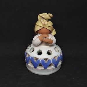Vintage ceramic candle holder | Made in Sweden |