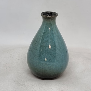 Vintage Scandinavian glazed ceramic miniature vase |