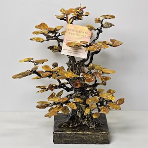 Handmade Natural Baltic Amber Tree |