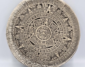 Aztec calendar. Exact replica of the 