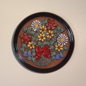 Swedish ceramic wall plaque no. A 157 | Design by Gabriel | Swedish Ceramic wall tile |