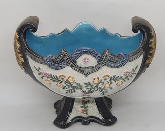 Vintage decorative ceramic fruit bowl | Mid-century ceramic |