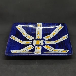 Vintage Olaria Nova Hand Painted ceramic plate | Made in Portugal |