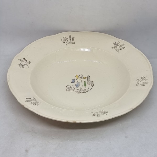 Antique Rörstrand Sweden BLOMSTER Dinner Plate | Floral Pattern |