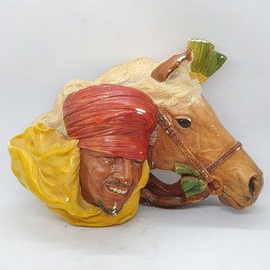 Vintage Bossons Head &quot;Lords of the desert&quot; | Bossons Chalk-Ware Head | Made in England | Hand Painted Figure |