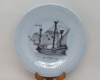 ヴィンテージ スウェーデン磁器プレート シップ「1400」 Rorstrand Sverige Edition | スウェーデン製 |
