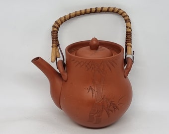 ヴィンテージ常滑焼茶器セット：朱泥赤土急須、湯呑 - Etsy 日本