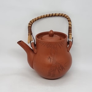 Antique  20th Century Japanese Teapot | Japanese Yixing clay Style |
