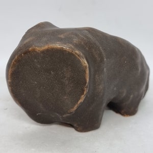 Vintage Höganäs Steengoed Olifant Beeldje | Gemaakt door Arne Måryd |