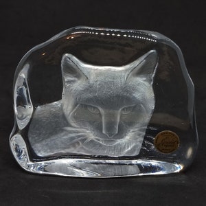 Vintage Cristal d&#39;Arques France Glass Paperweight | Made in France |