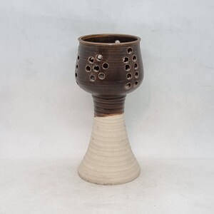 Vintage Scandinavian ceramic candle holder | Sweden keramik | Vintage keramik pottery |