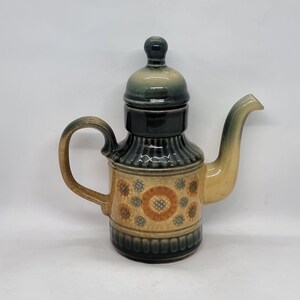 Vintage glaserad keramik tekanna/kaffekanna | Tillverkad i Tyskland |