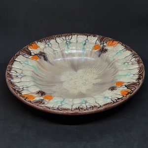 Vintage West Germany ceramic fruit bowl | Germany ceramic bowl | West Germany ceramic |