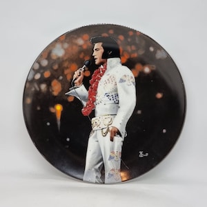 Vintage Elvis Presley "Aloha From Hawaii" Delphi Collectors Plate |